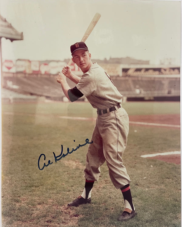 Al Kaline Autographed 11x14 Baseball Photo