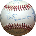 Brooklyn/Los Angeles Dodgers Hofers & Stars Autographed Baseball (JSA)