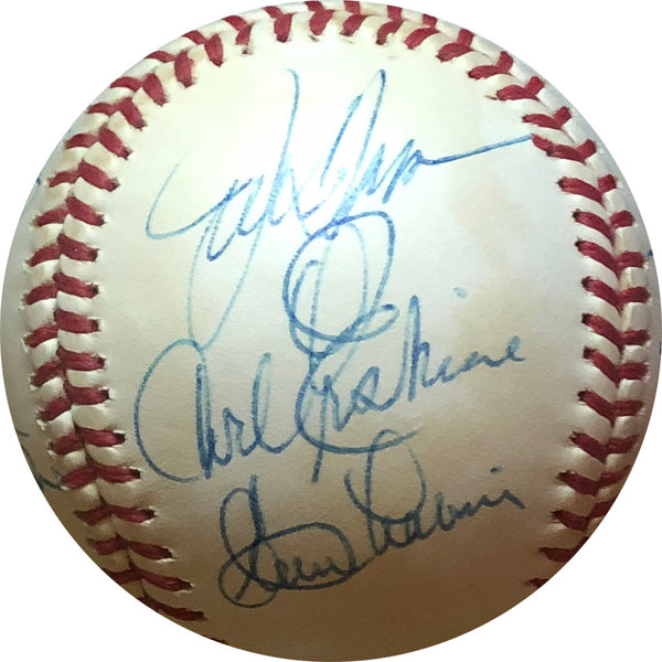 Brooklyn/Los Angeles Dodgers Hofers & Stars Autographed Baseball (JSA)