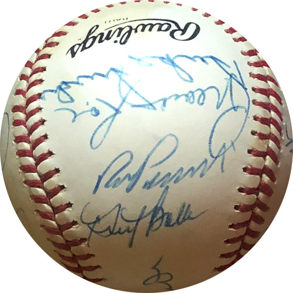 Brooklyn/Los Angeles Dodgers Hofers & Stars Autographed Baseball (JSA)