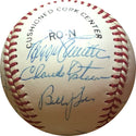 Brooklyn/Los Angeles Dodgers Hofers & Stars Autographed Baseball (JSA)