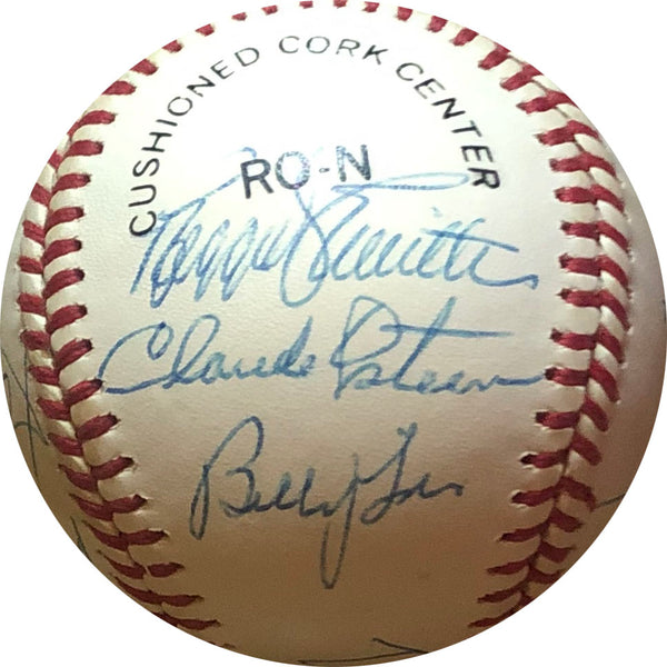 Brooklyn/Los Angeles Dodgers Hofers & Stars Autographed Baseball (JSA)