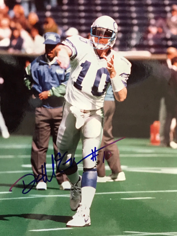 Dan McGwire Autographed 8x10 Football Photo