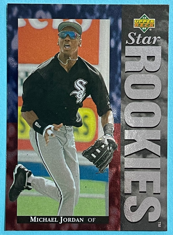 Michael Jordan 1994 Upper Deck Star Rookies Baseball Card White Sox #19