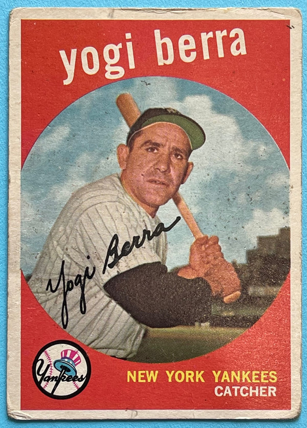 Yogi Berra 1959 Topps Card #180