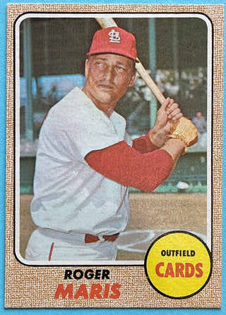 Roger Maris 1968 Topps Card #330