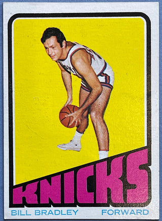 Bill Bradley Unsigned 1972-1973 Topps #122 Card