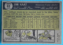 Jim Kaat 1961 Topps Baseball Card #63