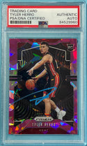 Tyler Herro Autographed 2019-20 Panini Pink Prizm Rookie Card #259 (PSA)