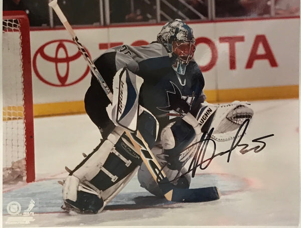 Evgeni Nabokov Autographed San Jose Sharks 8x10 Photo