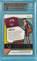 Tyler Herro Autographed 2019-20 Panini Revolutions Rookie Card #112 (Beckett)