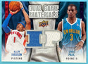 Allen Iverson Chris Paul 2009-10 Upper Deck Dual Game Materials Card