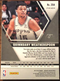 Quinndary Weatherspoon 2019-20 Panini Mosaic Rookie Green Prizm Card