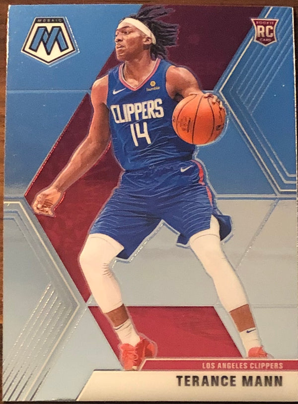 Terance Mann 2019-20 Panini Mosaic Rookie Card