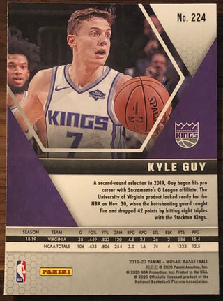 Kyle Guy 2019-20 Panini Mosaic Rookie Card