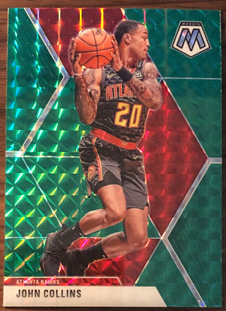 John Collins 2019-20 Panini Mosaic Green Prizm Card