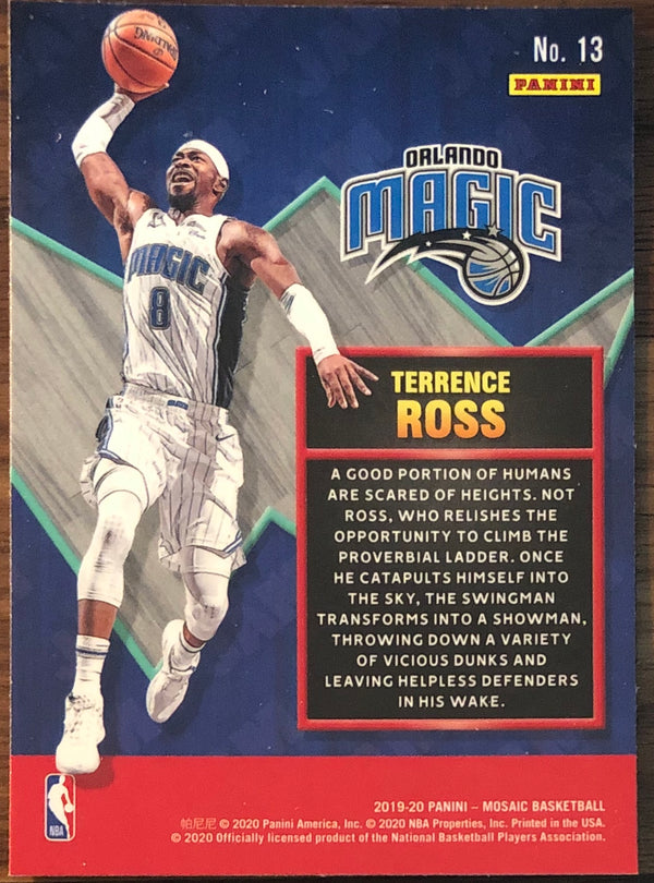 Terrence Ross 2019-20 Panini Mosaic Jam Masters Insert Card