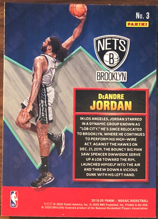 DeAndre Jordan 2019-20 Panini Mosaic Jam Masters Insert Card