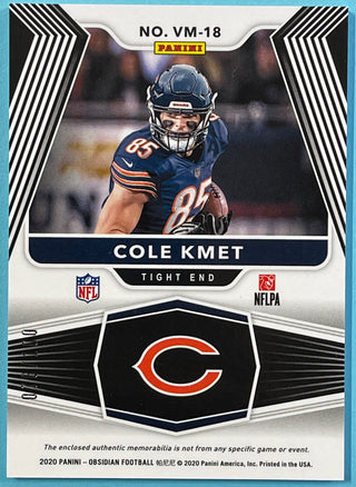 Cole Kmet 2020 Panini Obsidian Rookie Jersey Card