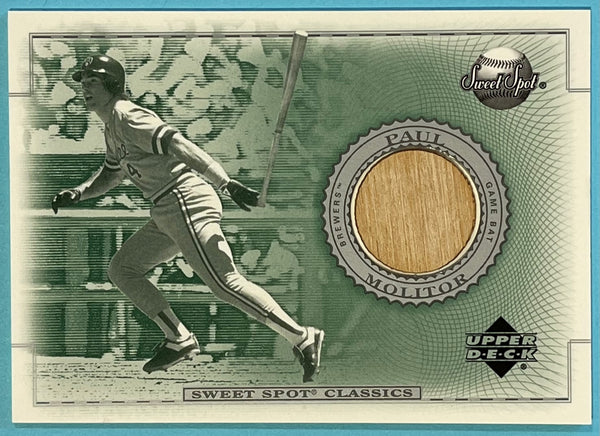 Paul Molitor 2002 Upper Deck Sweet Spot Classics #B-PM Game-Used Bat