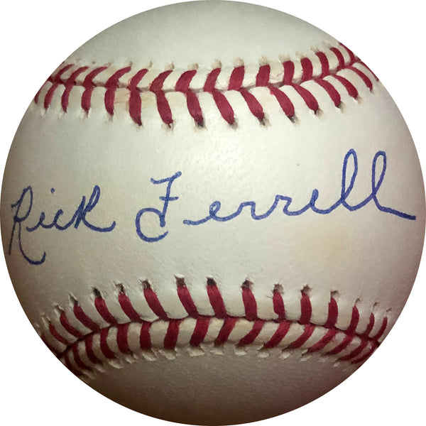 Rick Ferrell Autographed Baseball