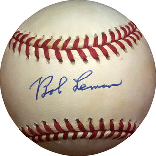 Bob Lemon Autographed Baseball (JSA)