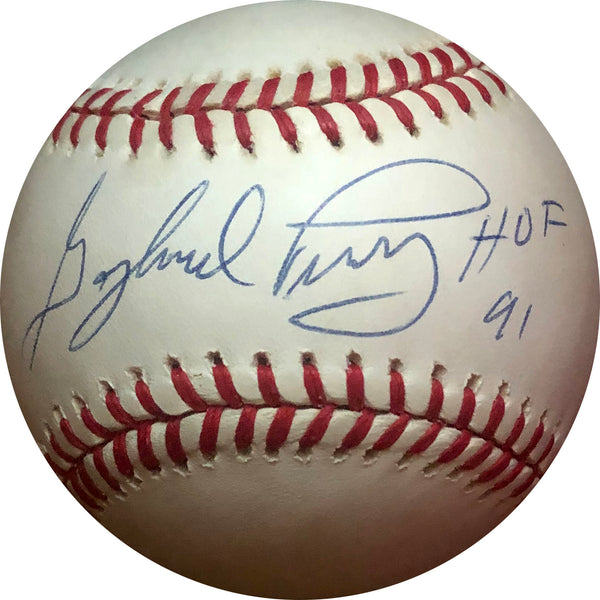 Gaylord Perry "HOF 91" Autographed Baseball