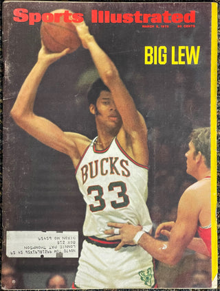 Lew Alcindor Unsigned Sports Illustrated March 9 1970