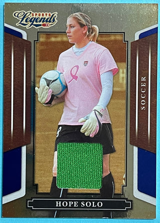 Hope Solo 2008 Donruss Sports Legends Game Worn Jersey Card #48/250