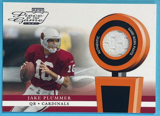 Jake Plummer 2002 Playoff Piece of the Game Game Used Jersey Card POG-24