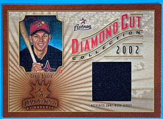 Craig Biggio 2002 Donruss Diamond Kings Game-Worn Jersey Card