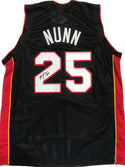 Kendrick Nunn Autographed Miami Heat Custom Black Jersey (JSA)