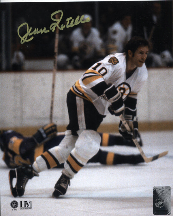 Jean Ratelle Autographed 8x10 Photo Boston Bruins