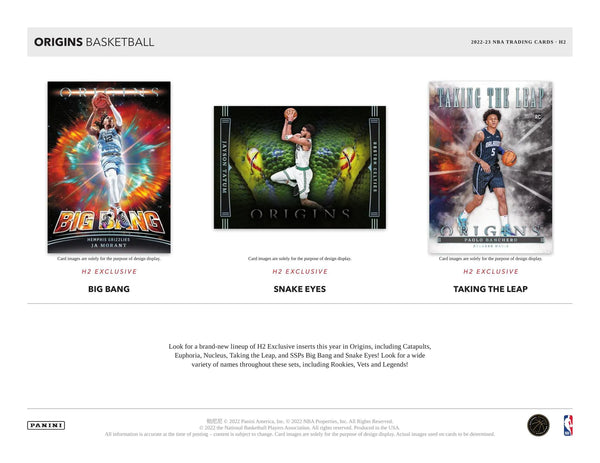 2022-23 Panini Origins Basketball H2 Box