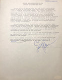 Sally Kellerman Autographed Contract (JSA)