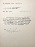 Carlos Palomino Autographed Contract (JSA)