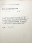 Steve Allen Autographed Contract (JSA)