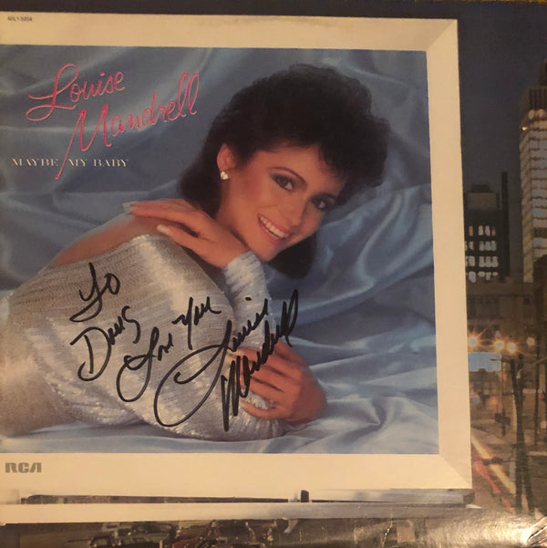 Louis Mandrell Autographed "Maybe My Baby" Vinyl Record (JSA)