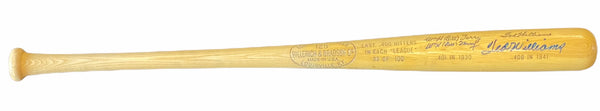 Ted Williams & Bill Terry Autographed Louisville Slugger Bat (JSA)