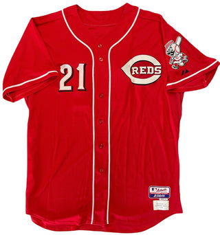 Todd Frazier 2012 Game Used Autographed Rookie Cincinnati Reds Jersey