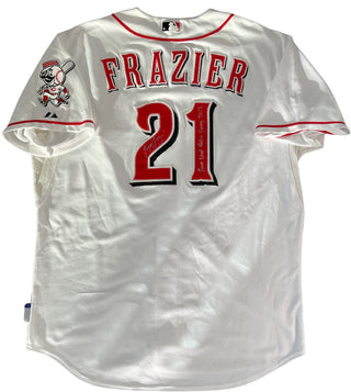 Todd Frazier 2012 Game Used Autographed Rookie Cincinnati Reds Jersey