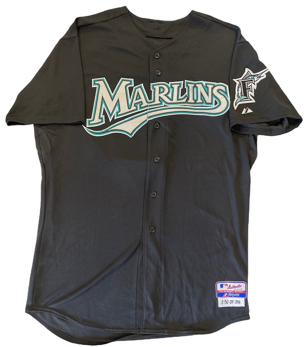 Hanley Ramirez Autographed 2009 Game Used Black Marlins Jersey