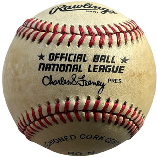 Carl Hubbell Autographed Official Baseball (JSA)