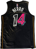 Tyler Herro Autographed Miami Heat Mashup Jersey (Beckett)