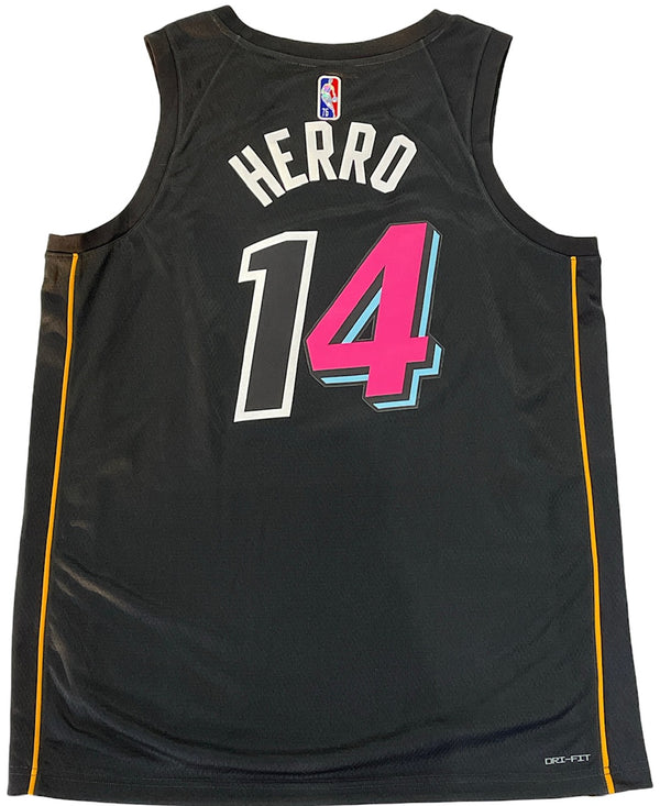 Tyler Herro Autographed Miami Heat Nike Mashup Jersey (Beckett)