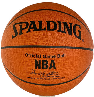 Wilt Chamberlain Autographed Spalding Leather Game Basketball (JSA)