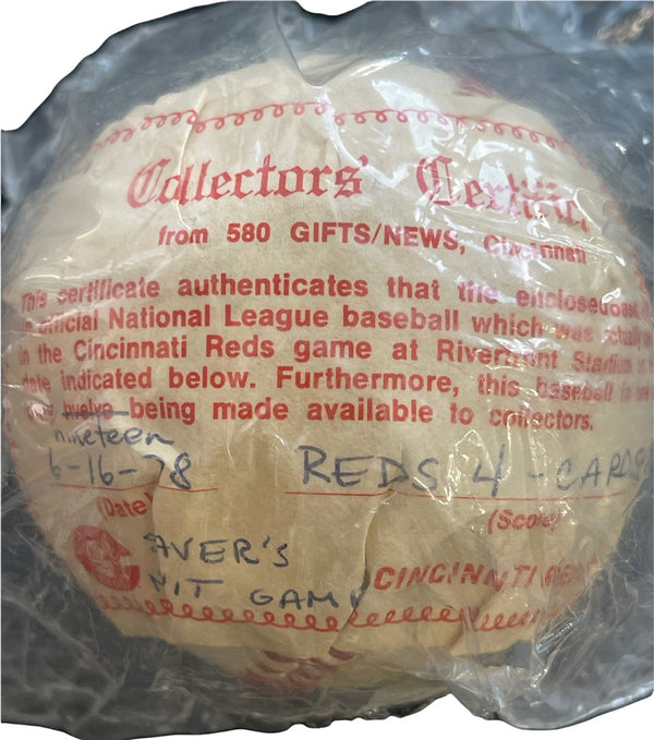 Tom Seaver No Hitter Game Used Baseball June 16 1978