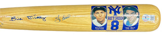 Bill Dickey and Yogi Berra autographed Cooperstown Bat (Beckett)