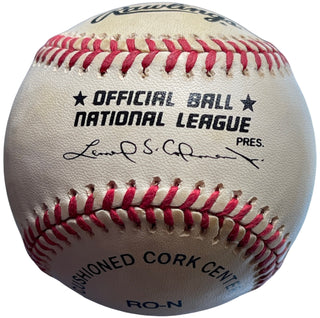 Ernie Banks Autographed Official Baseball (JSA)