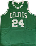 Sam Jones Autographed Boston Celtics Custom XL Jersey